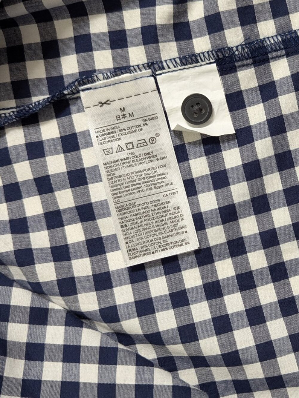 Gap x Sarah Jessica Parker Gingham Dress Size M - Picture 10 of 10